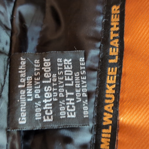 Motorcycle leather black women's jacket size XL - Picture 14 of 16